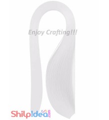Quilling Paper Strips - White - 3mm